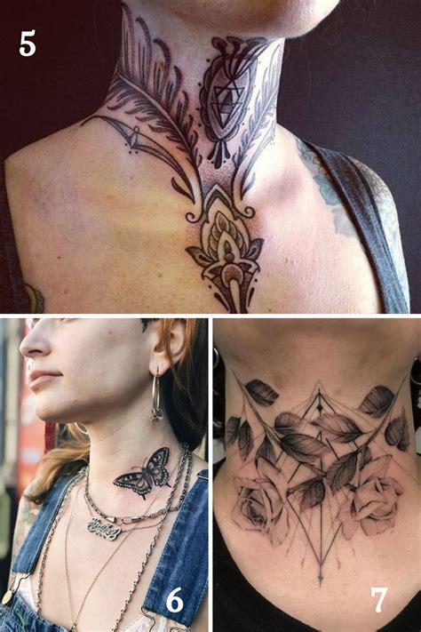 Share 95+ about front neck tattoo designs female best - Billwildforcongress