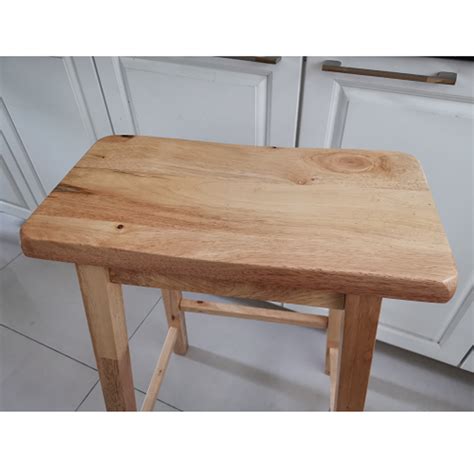 24 inch Saddle Bar Stool - Natural (Square/Rectangle Barstool) – Esta ...