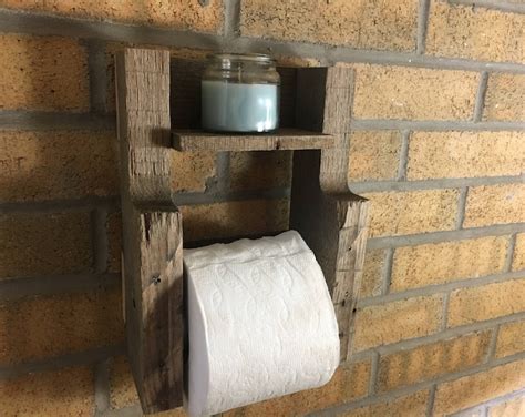 Rustic Toilet Paper Holder - Etsy