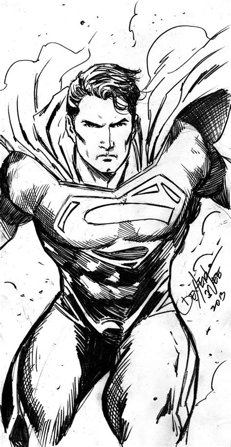 superman sketch by dexterwee on DeviantArt