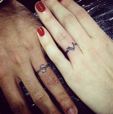 30 Unique Wedding Ring Tattoo Ideas to Inspire Your Own | Finger ...