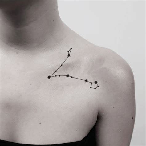 Pisces Constellation Temporary Tattoo Sticker - OhMyTat