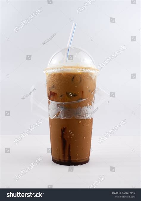 Iced Coffee Kopi Ais Isolated White Stock Photo 2082020776 | Shutterstock