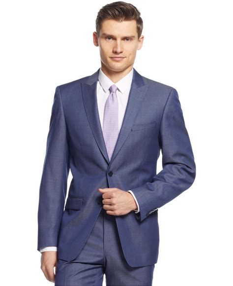 Calvin Klein X Denim Blue Extra-slim-fit Suit for Men | Lyst