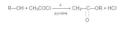 Answer this question Q9 Acetylation reaction with acetyl chloride is ...