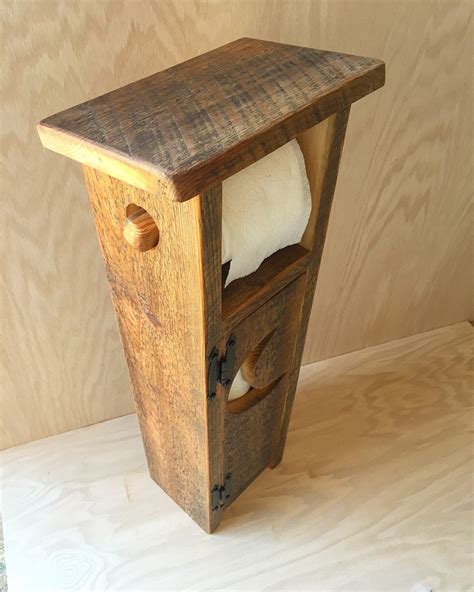 Rustic toilet paper holder