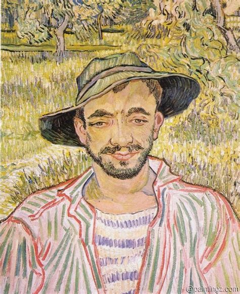 Portrait of a Young Peasant by Vincent van Gogh Reproduction Painting ...