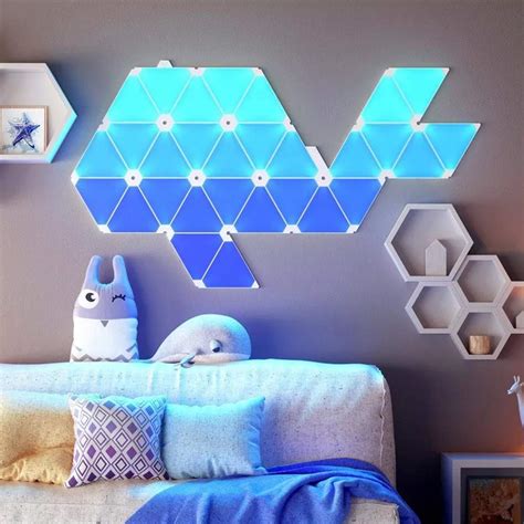 Buy Smart Light Panels, Wall Lamp Smart Ambient Light Board, Triangle ...