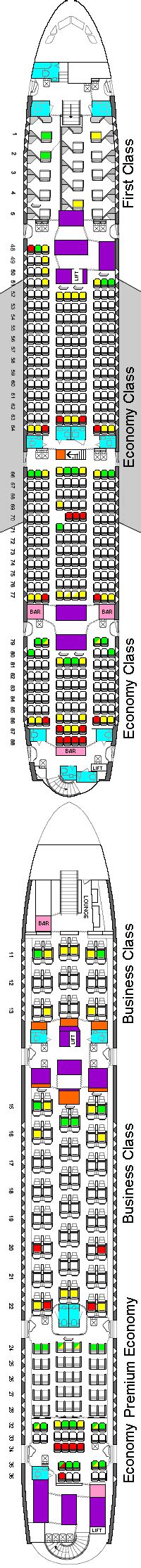 47+ Seat map qantas a380 800