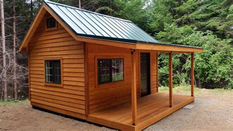 12×16 Cabin with 6′ Porch – Oregon TimberWerks