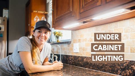 Install Under Cabinet Lighting One Day Kitchen Improvement You