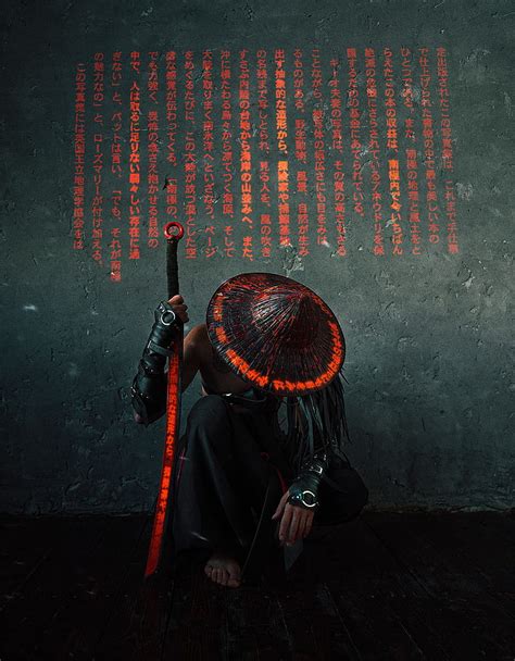 3840x2160px | free download | HD wallpaper: samurai, cyber, warrior ...