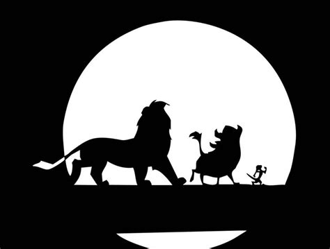 Free The Lion King Silhouette, Download Free The Lion King Silhouette ...