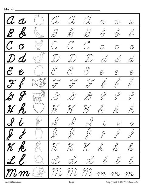 Capital And Lowercase Letters Tracing Worksheets ...