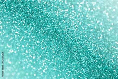 Turquoise teal and mint color glitter sparkle background for birthday ...