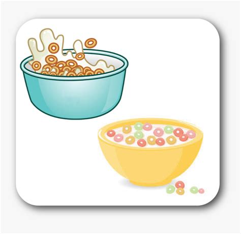 Transparent Cereal Bowl Clipart - Cartoon Bowl Of Cereal, HD Png ...