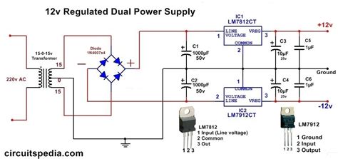 13.8 Volt Regulated Power Supply Schematic Diagram