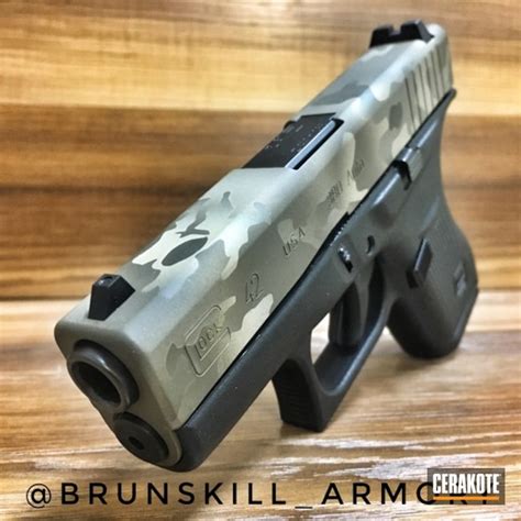 Glock 42 with a Custom Cerakote Camo Finish by Web User | Cerakote