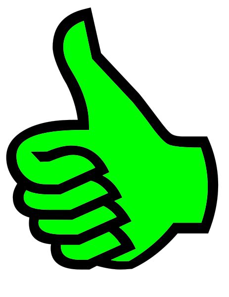 Thumbs Up Text Symbol - ClipArt Best