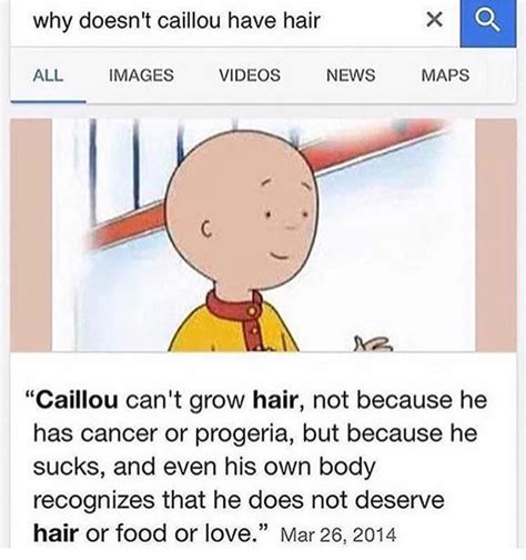 The best Caillou memes :) Memedroid