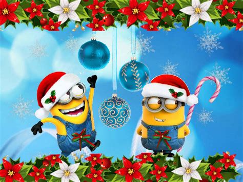 Minions Christmas Wallpapers - Top Free Minions Christmas Backgrounds ...