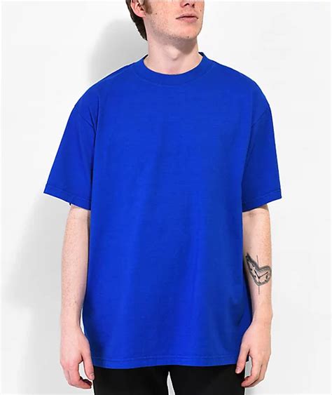 Shaka Wear Max Heavyweight Garment Dye Royal Blue T-Shirt