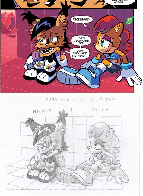 Nicole and Sally 01 (Sonic Universe #74) by MonsieurX51 on DeviantArt