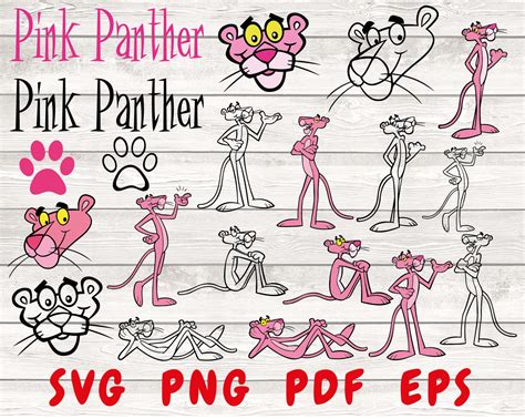 Pink Panther Svg, Panthers Svg, Cartoon Svg, Pink Panther, the Pink ...