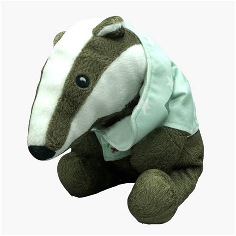 Plush badger 3D model - TurboSquid 1483935