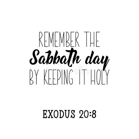 Remember the Sabbath Day by Keeping it Holy. Bible Lettering ...