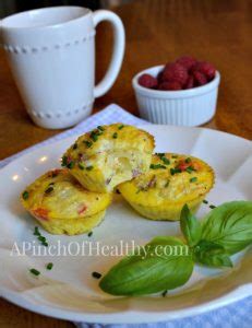 Omelet Muffins - A Healthy Breakfast Recipe - A Pinch of Healthy