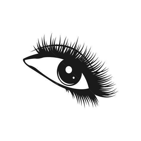 Eyelash Logo Vector PNG Images, Eyelashes Logo Icon Design Template ...