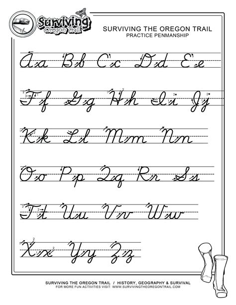 Free Printable Cursive Handwriting Worksheets - Free Printable