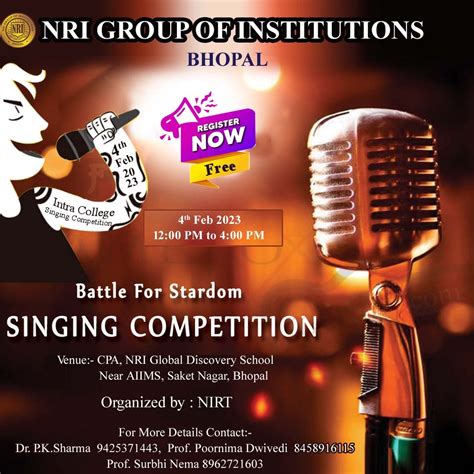 Singing Competition Organized by NIRT - NRI