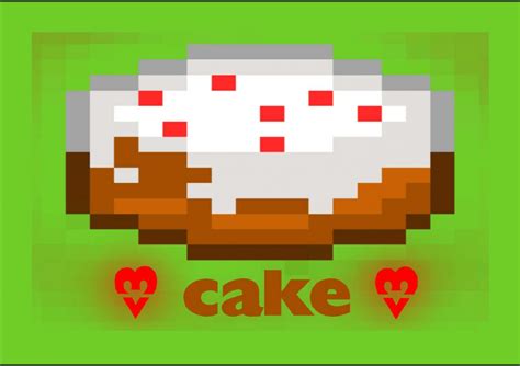 Cake Pixel Art Wallpaper Minecraft Blog