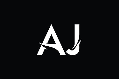 AJ Monogram logo design By Vectorseller | TheHungryJPEG