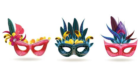 Feather carnival party mask design eps vector. 25556065 Vector Art at ...