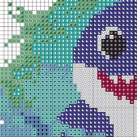 Baby Shark Cross Stitch Pattern Modern Cross Stitch Shark | Etsy