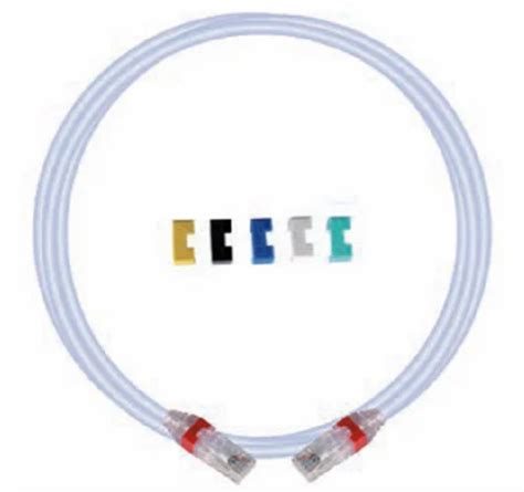 CAT6 28AWG UTP Color Ring Patch Cords, PVC, White at Rs 300/piece in Surat