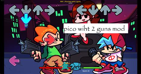 FNF | Pico but with 2 guns [Friday Night Funkin'] [Mods]