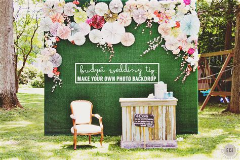 DIY Photo Booth Backdrop – “Knock It Off!” Wedding | East Coast Creative