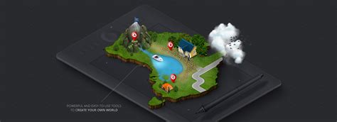 www.3d-map-generator.com | 3D Map Generator 2 - Isometric - Photoshop ...