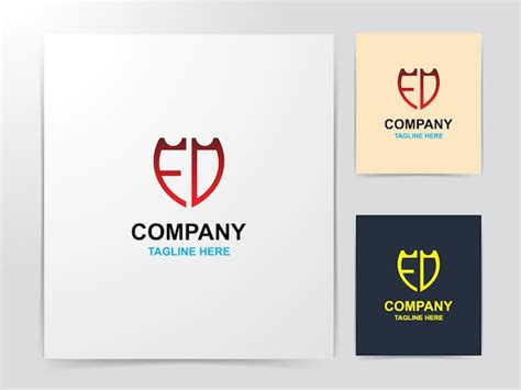 Premium Vector | Creative fd monogram logo design