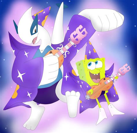 SpongeBob and Lugia Goofy Goober Rock by CristianDarkraDx2496 on DeviantArt