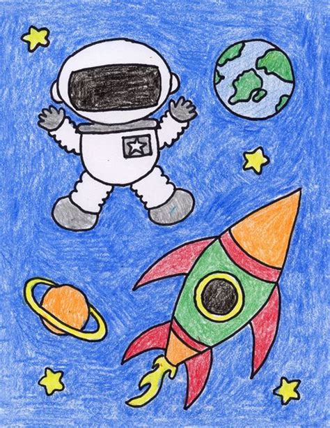 Space Drawings For Kids