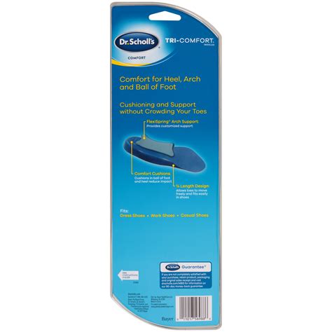 Dr. Scholl's Comfort Tri-Comfort Insoles for Men - Size (8-12 ...