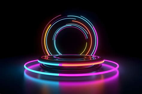 Red Neon Lines Background Artwork Graphic by Ranya Art Studio ...