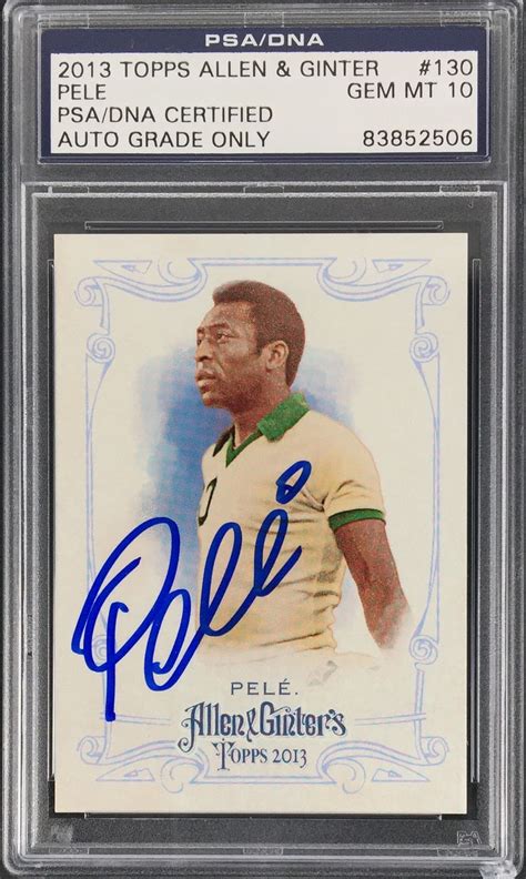 Lot Detail - Pele Signed 2013 Topps Allen & Ginter Trading Card - PSA ...