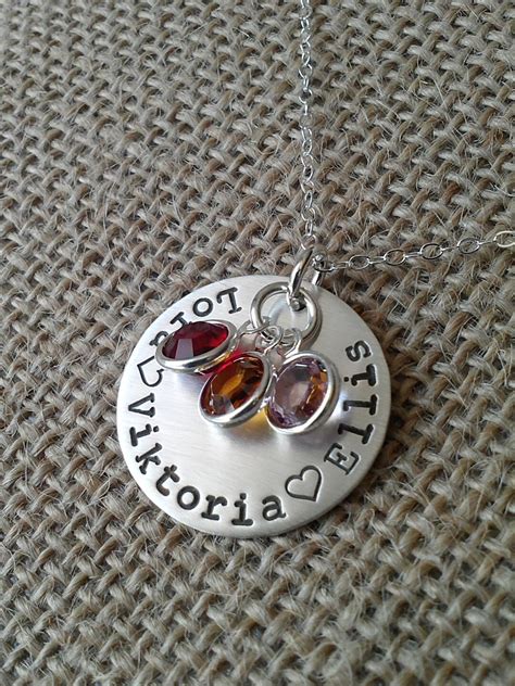 Mom Necklace With Kids Names, Personalized Necklace for Grandma, Kids ...