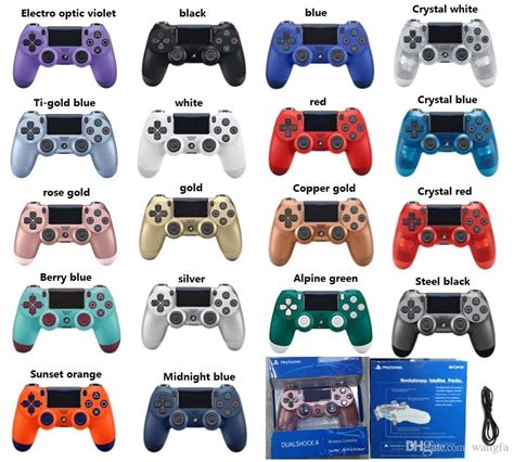 NEW 18 colors PS4 controllers Wireless Controller Bluetooth Game ...